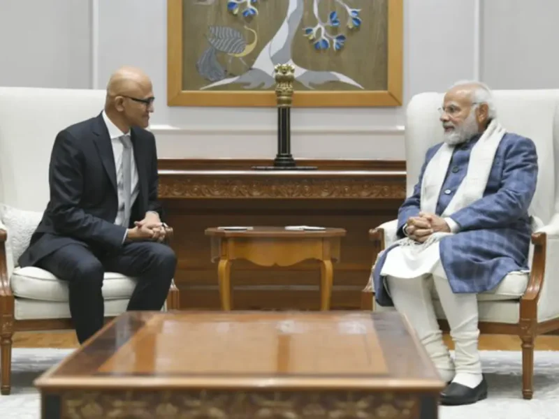 Satya Nadella Spotlights AI Revolution In Indian Agriculture