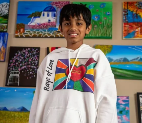 Artist Arsh Pal, 14, Is A Painter With A Mission To Spread Joy
