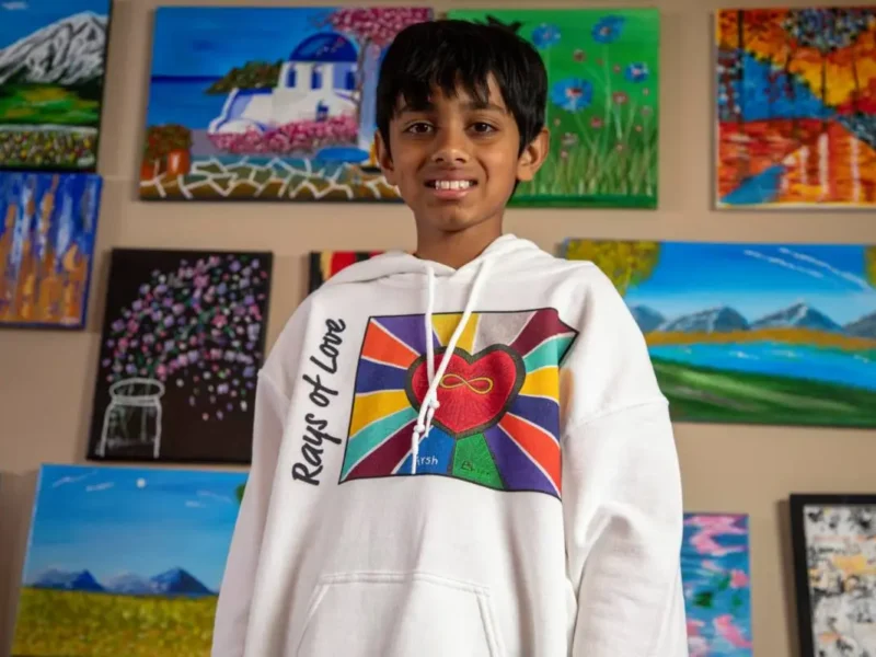 Artist Arsh Pal, 14, Is A Painter With A Mission To Spread Joy