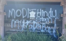BAPS Temple In Chino Hills, CA Vandalized