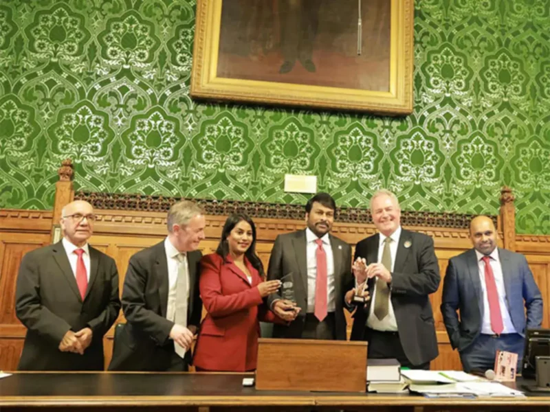 UK Parliament Recognizes Chiranjeevi’s Legacy With Lifetime Achievement Award