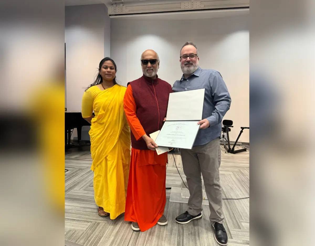 Chinmaya Mission Donates $40,000 To Support LA Wildfire Victim Relief