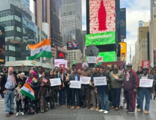 IOC- USA Holds Times Square Vigil After Pahalgam Terror Attack