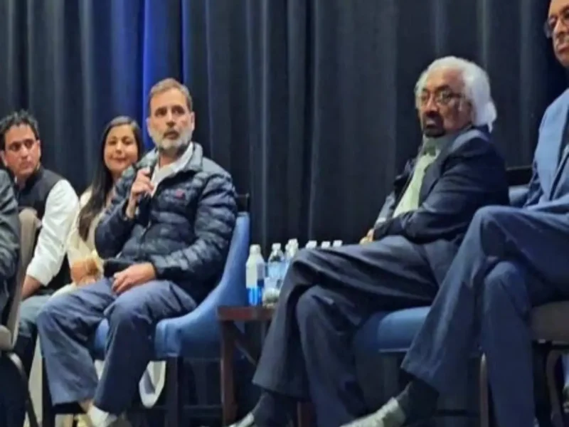 In Boston, Rahul Gandhi Accuses Indian Election Commission Of Bias