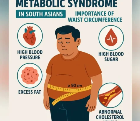 In South Asians, Belly Fat Is A Key Indicator Of Cardiovascular Health