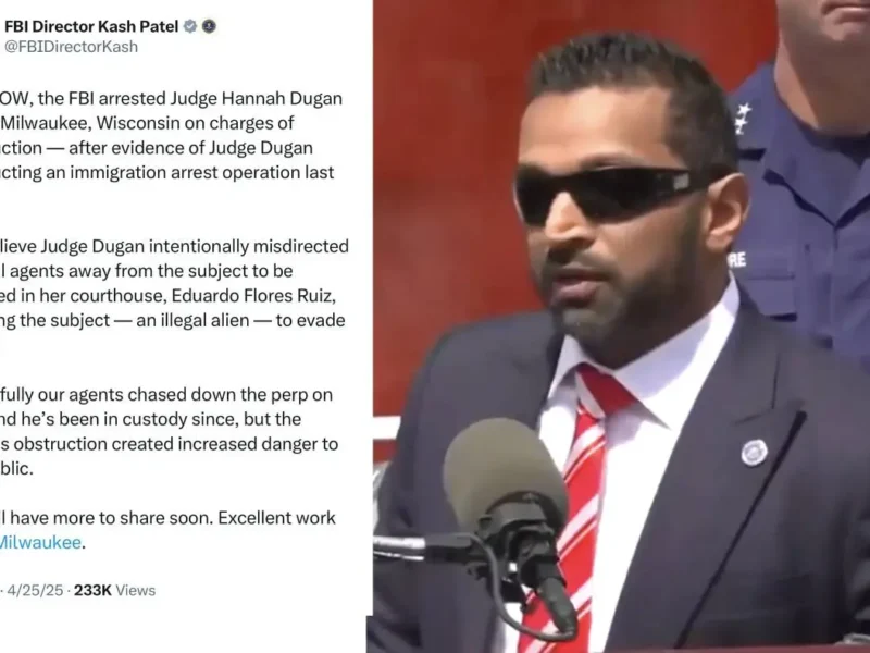 Kash Patel’s FBI Arrests Judge, Trump’s Battle With Justice System Escalates