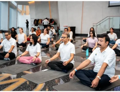 NY Consulate Kicks Off Countdown To International Yoga Day With Skyline Session