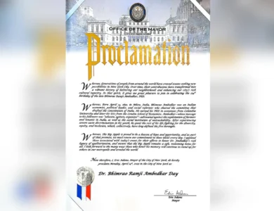 New York City Proclaims April 14 As Ambedkar Day