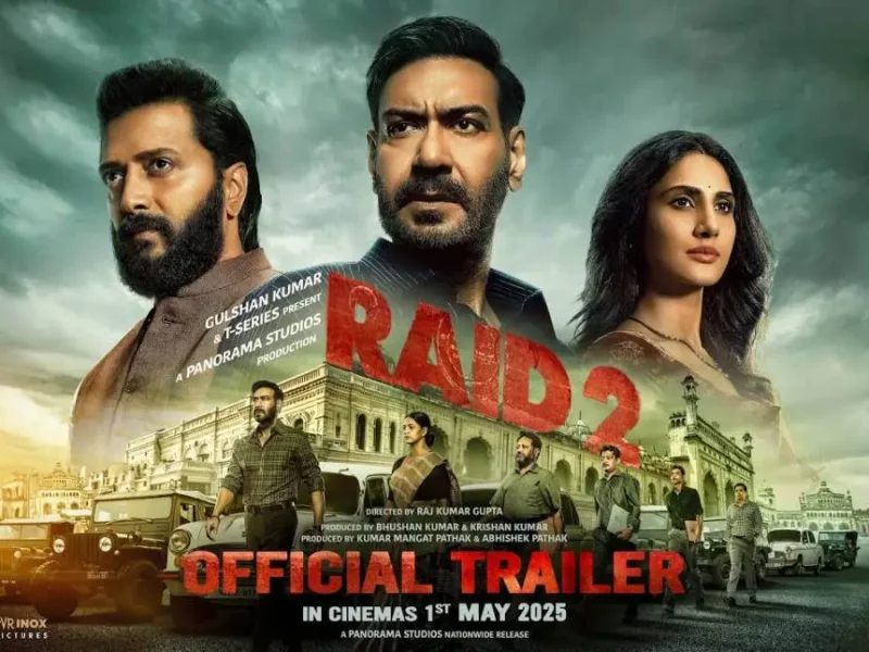 RAID 2 (TRAILER): Ajay D | Riteish D | Vaani K | Raj K | Abhishek P | Kumar M | Bhushan K, Krishan K