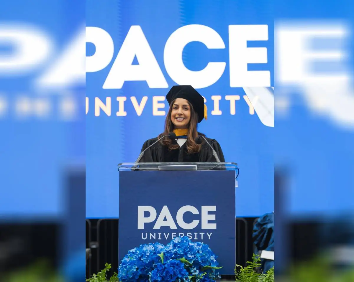 Anjali Sud to Pace Grads: “Be You,” Draws on Indian Heritage