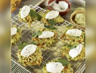 Carrot, Coriander, Royal Basmati Rice Fritters