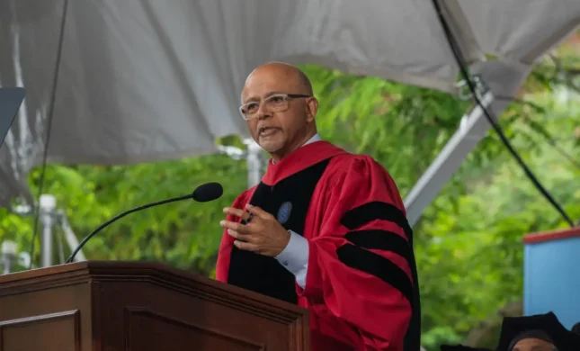 Commencement Speaker Abraham Verghese Applauds Harvard For Resisting Washington