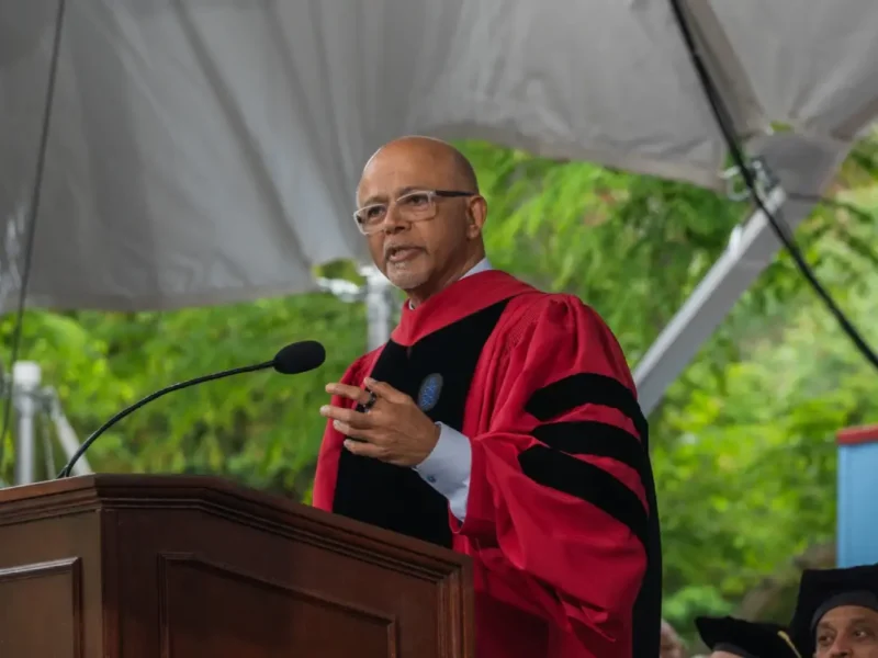 Commencement Speaker Abraham Verghese Applauds Harvard For Resisting Washington