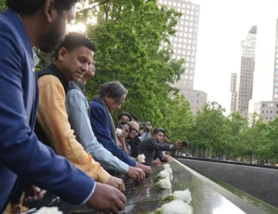 Delegation Honors 9/11 Victims; Tharoor Calls On Diaspora To Be Voice Against Terror