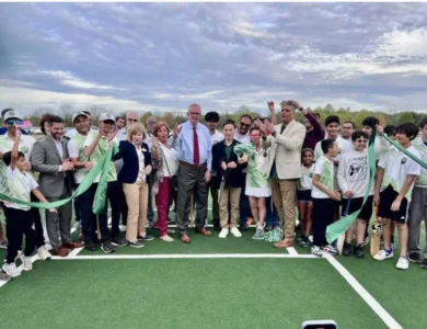 East Brunswick Lights Up With State-Of-The-Art Cricket Pitch