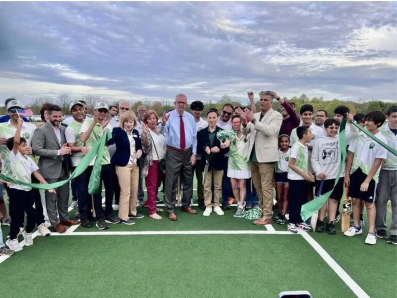 East Brunswick Lights Up With State-Of-The-Art Cricket Pitch