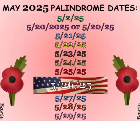 First Palindromic Memorial Day