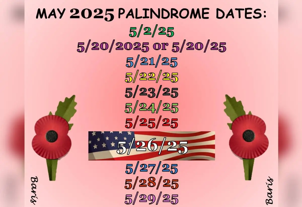 First Palindromic Memorial Day