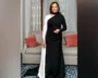 Kamala Harris Makes Surprise Appearance In Off-White Gown