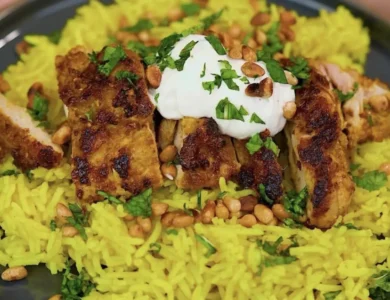 Mediterranean-Thai Lemongrass Shawarma Pilaf