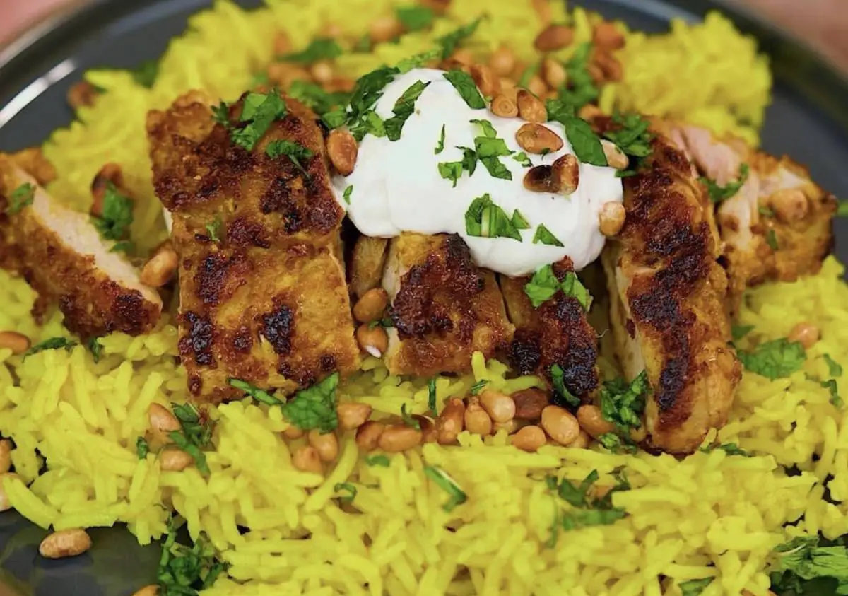 Mediterranean-Thai Lemongrass Shawarma Pilaf