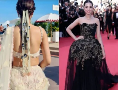 Nitanshi Goel Goes For The Bollywood Retro Look At Cannes