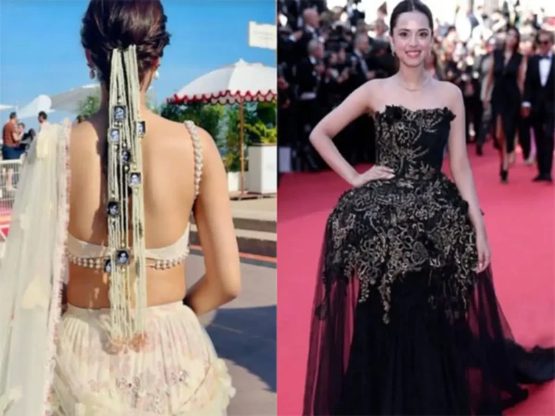 Nitanshi Goel Goes For The Bollywood Retro Look At Cannes