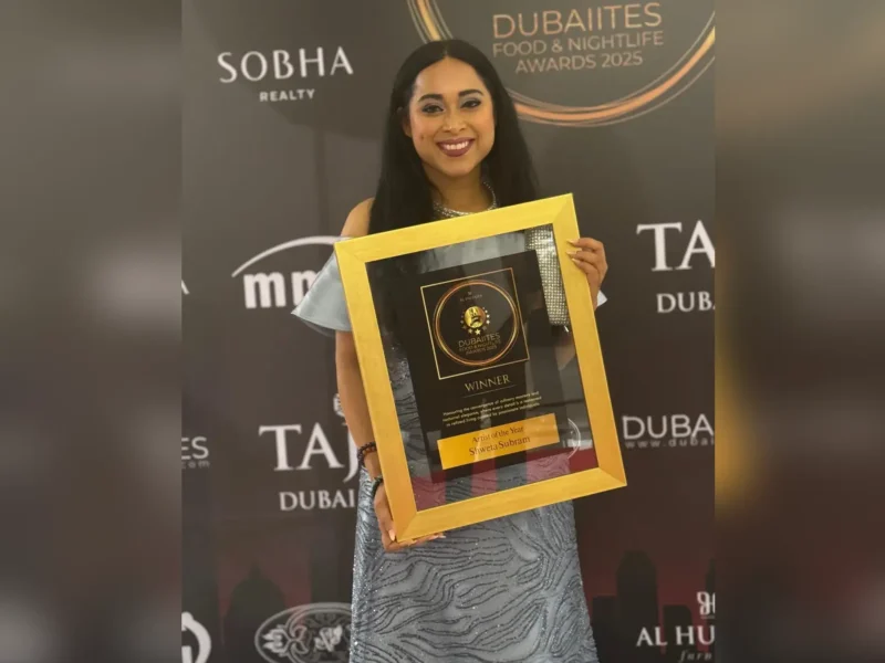 Shweta Subram Of Canada Wins Dubai Award