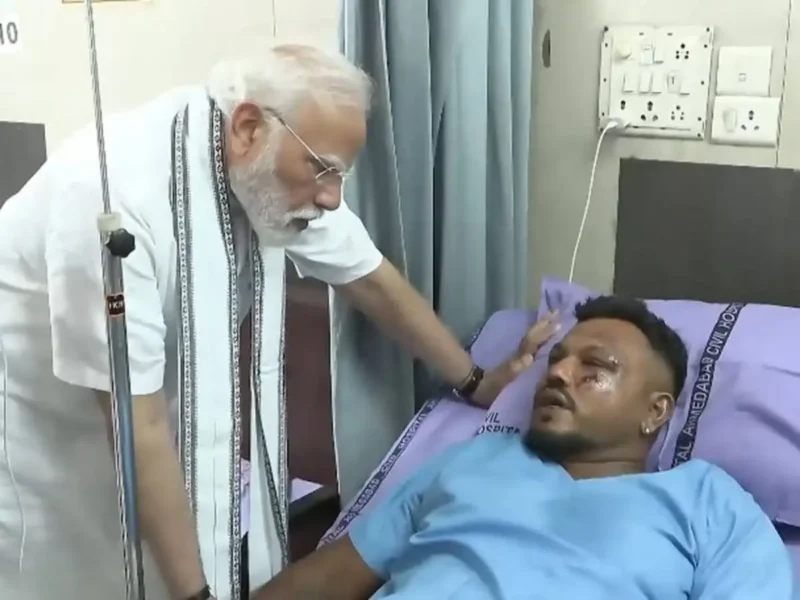 Air India Crash Survivor Tells Modi: Don’t Know How I Survived