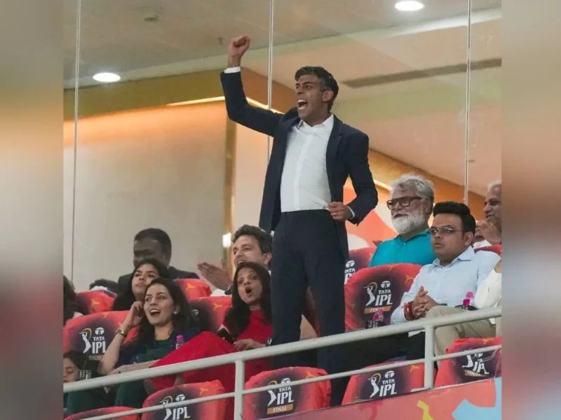 British Ex-PM Rishi Sunak Was Animated, Cheering RCB’s Win