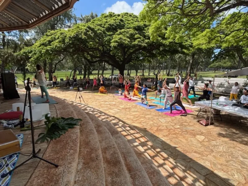 Gandhi Peace Institute Leads Honolulu’s International Yoga Day Celebration