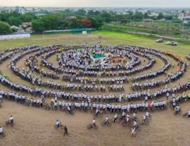 Over 5,000 Cyclists Unite For Record-Breaking Event In Maharashtra