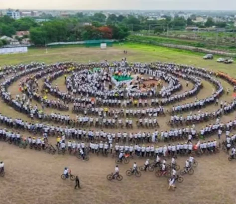 Over 5,000 Cyclists Unite For Record-Breaking Event In Maharashtra
