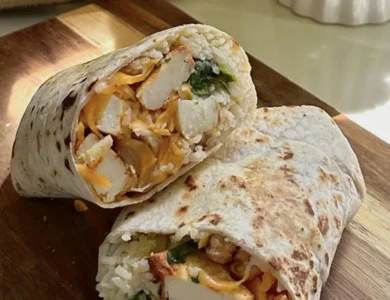 Paneer Tikka Burrito