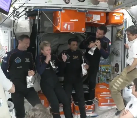 Shubhanshu Shukla Enters Space Station