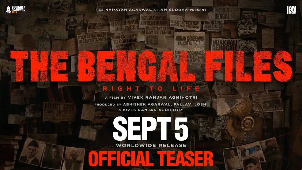 THE BENGAL FILES Teaser | Vivek Agnihotri | Abhishek A | Pallavi J | In Cinemas 5 Sept 2025