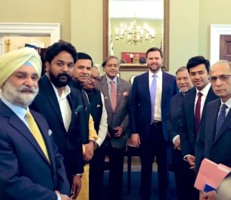 Vance Meets Tharoor-Led Delegation, Pledges US Support Against Terrorism