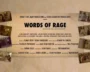 Words of Rage Teaser