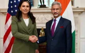 Jaishankar Meets Tulsi Gabbard, Kash Patel