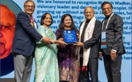 Mahesh Wadher Honored With JAINA Ratna Award In Chicago