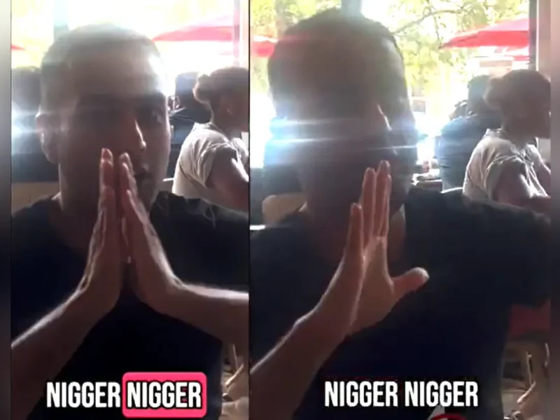 Man Sparks Outrage After Using Racial Slur In Viral Video