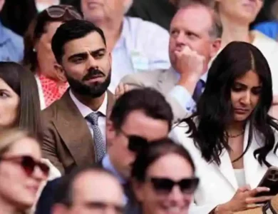 Virat Kohli, Anushka See Djokovic Win At Wimbledon