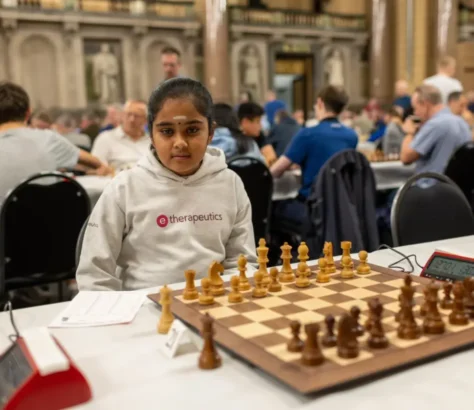 10-Year-Old Bodhana Sivanandan Stuns Chess Grandmaster