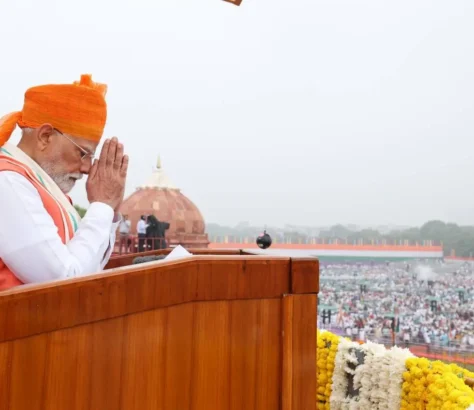 For The History Books: Modi Delivers Longest-Ever I-Day Speech