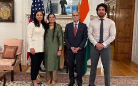 Indian Ambassador Kwatra Meets Tulsi Gabbard