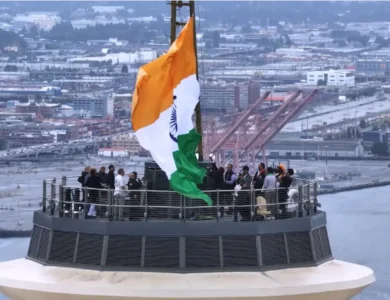 Indian Flag Flies Atop Seattle’s Space Needle For 79th Independence Day
