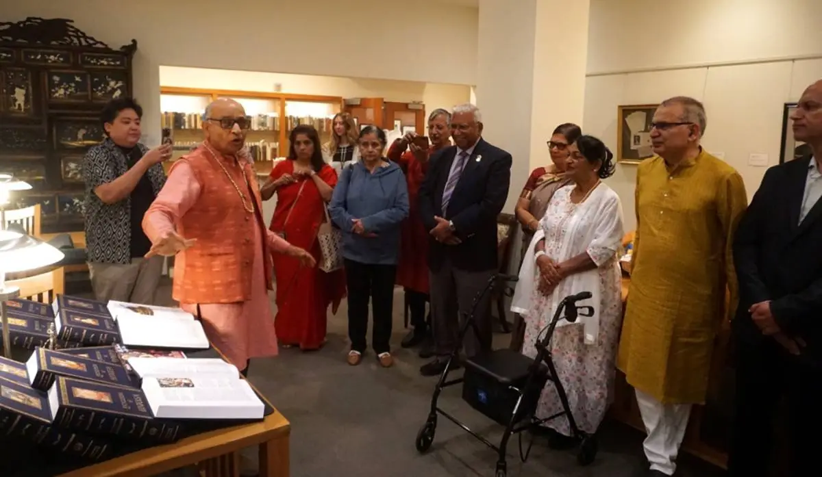 Irvine Temple Donates The Monumental ‘Encyclopedia of Hinduism’ To Chapman Univ