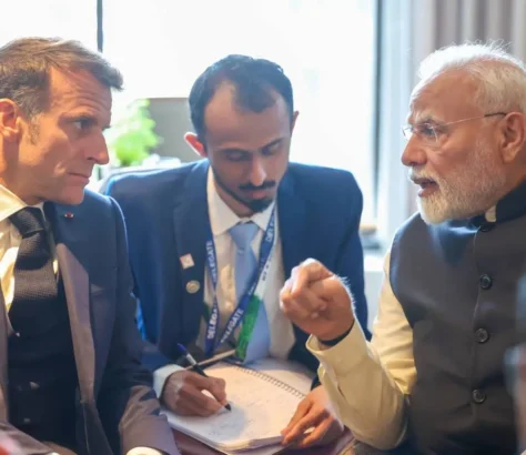 Macron Debriefs Modi On Ukraine Meeting In Washington