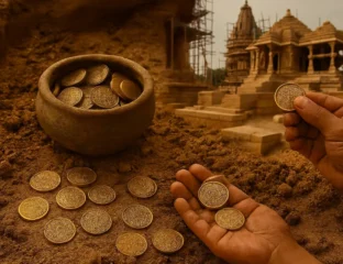 Medieval Era Coins Unearthed At Temple Construction Site