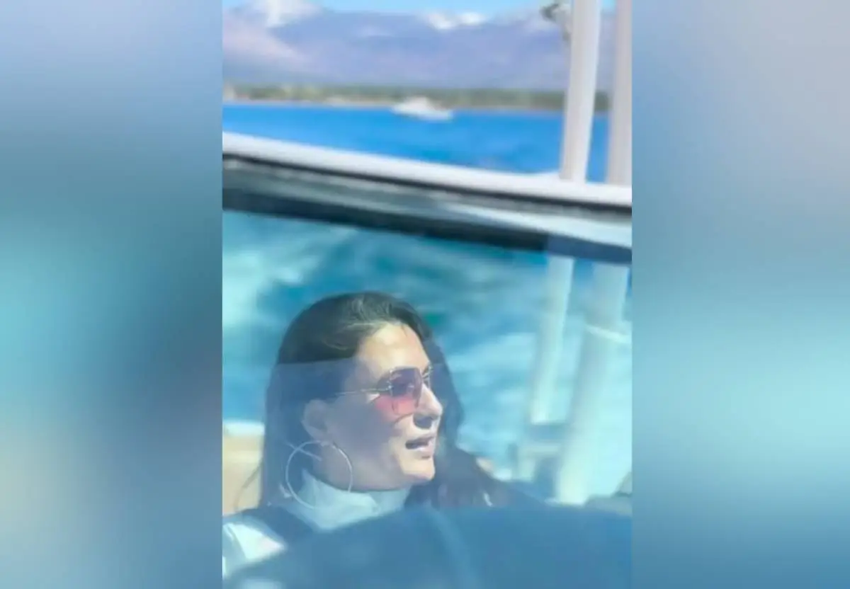 Mini Mathur And Kabir Khan Chill With Son In Lake Tahoe